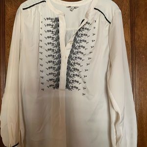 White embroidered tunic